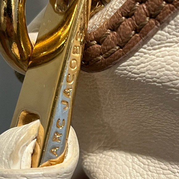 Marc Jacobs Cream Leather Handbag AS IS - Picture 6 of 14
